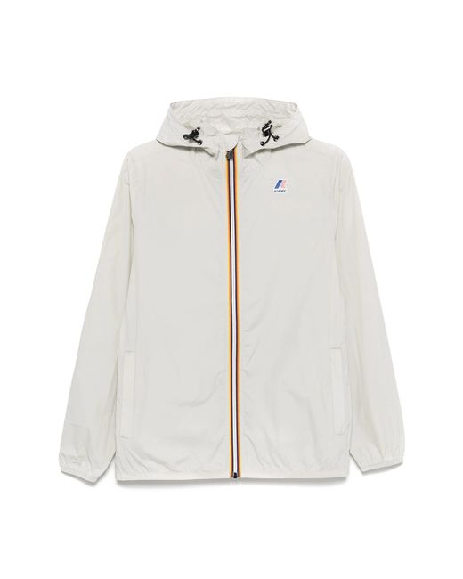 K-Way White Giubbino Le Vrai 4.0 Claude for men