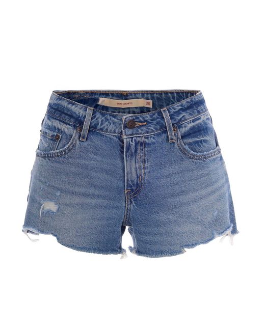 Levi's Blue Shorts Low Excuse Me Med