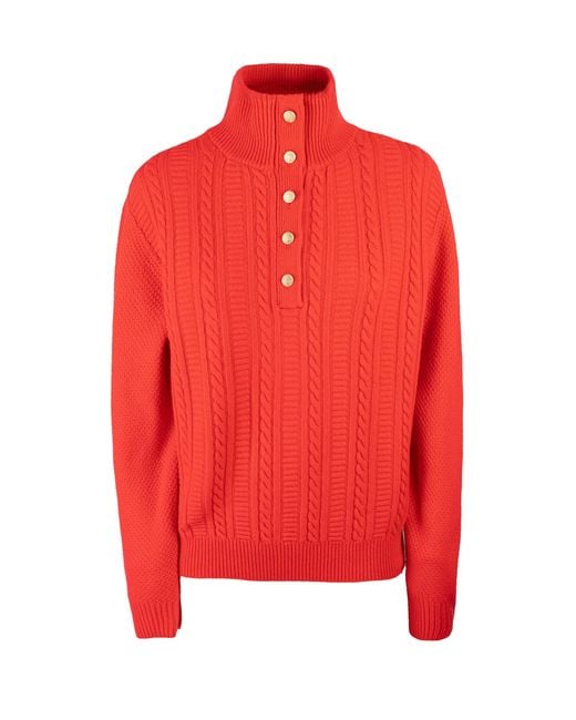 A.P.C. Red Thea Pullover