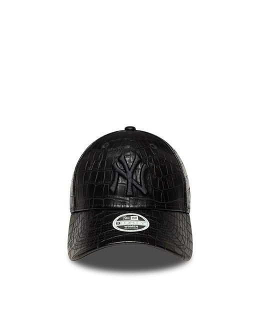 KTZ Black Cappellino 9Forty Ny Yankees Pattern Pu