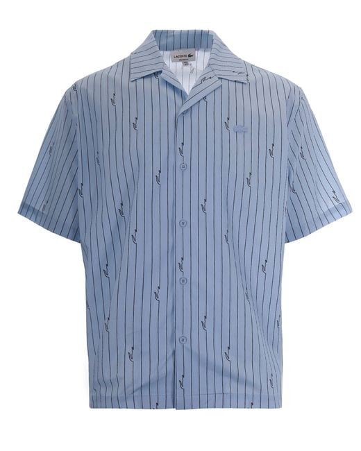 Lacoste Blue Shirt Twill for men