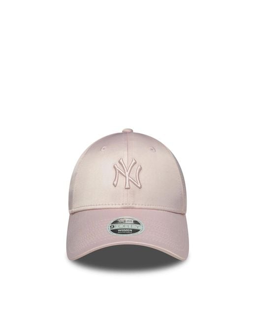 KTZ Pink Cappellino 9Forty Ny Yankees Satin Rosa Pastel for men