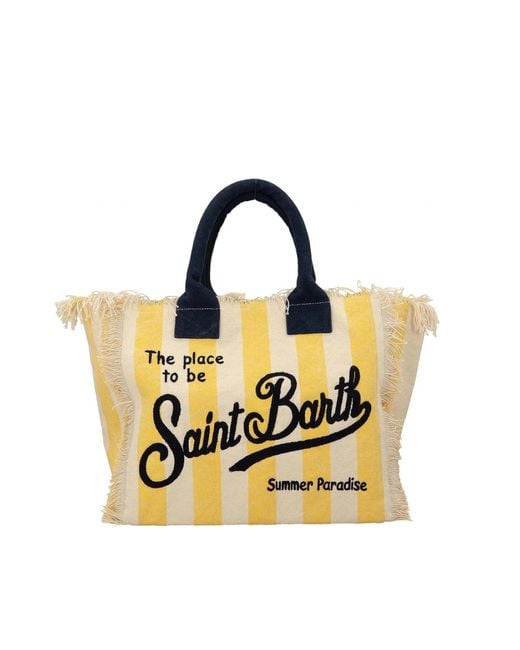 Mc2 Saint Barth Metallic Borsa Colette Pop Stripes