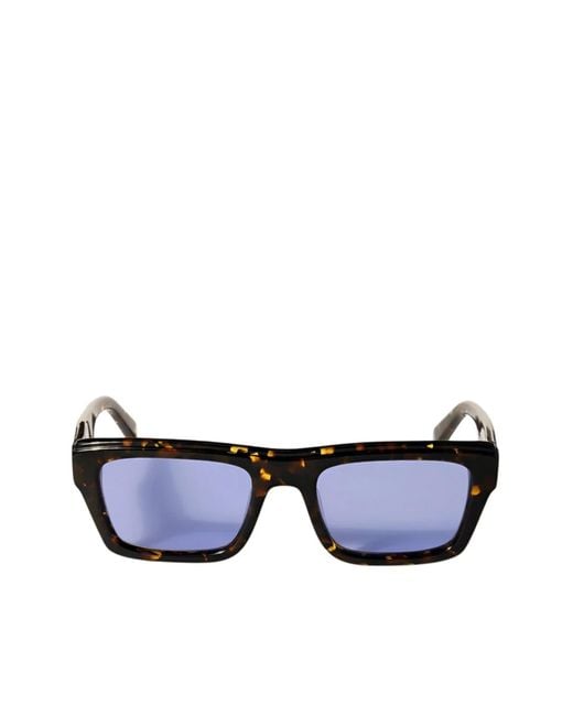 Off-White c/o Virgil Abloh Blue Occhiale Flint Shiny Havana for men