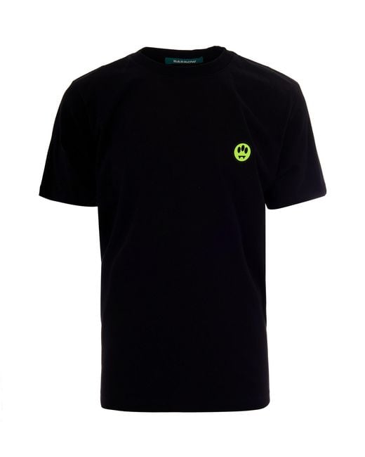 Barrow Black T-Shirt Maxi Logo Nera for men