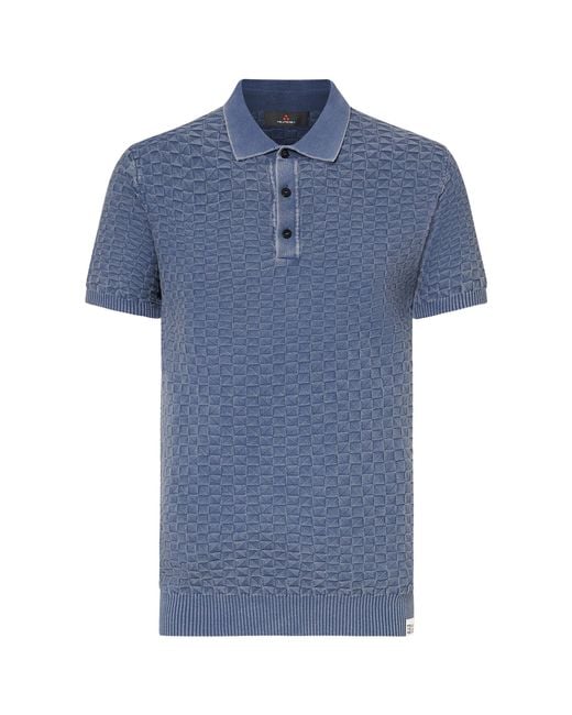 Peuterey Blue Cotton Tee For for men