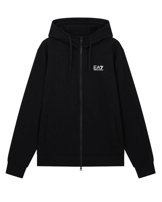 EA7 Black Sweatshirt Small Core Identity for men