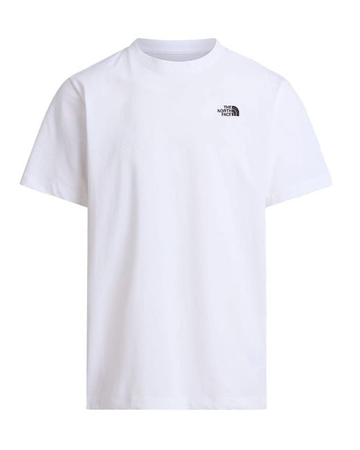 The North Face White T-Shirt Evolution Simple Dome for men