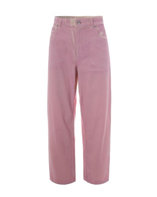 Marni Pink Washed Denim Jeans