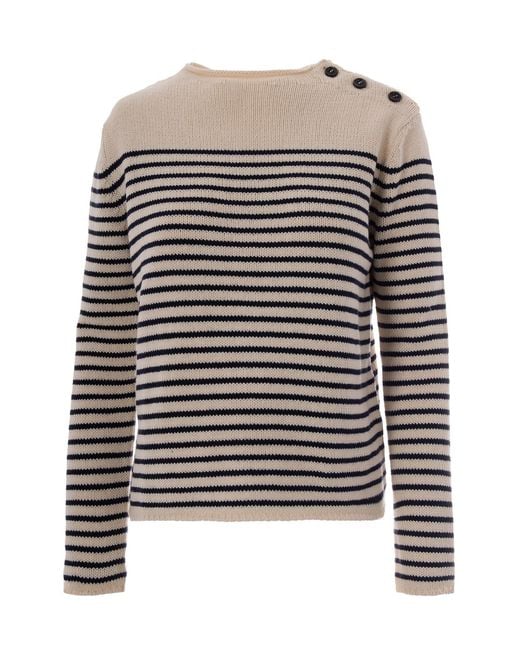 Max Mara Blue Crew-Neck Jumper