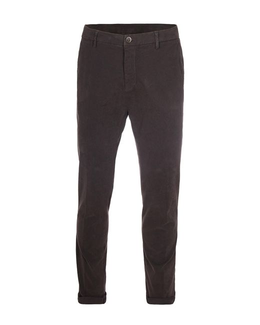 Mason's Gray Pantalone Chino Marrone for men