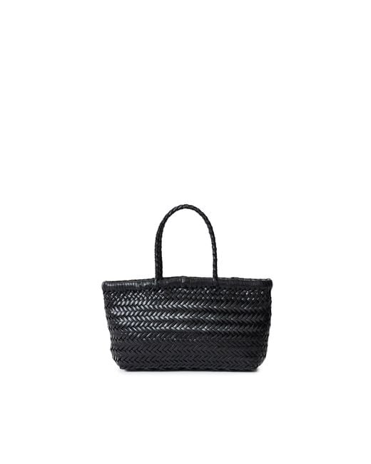 Dragon Diffusion Black Borsa A Mano Mini Flat Gora