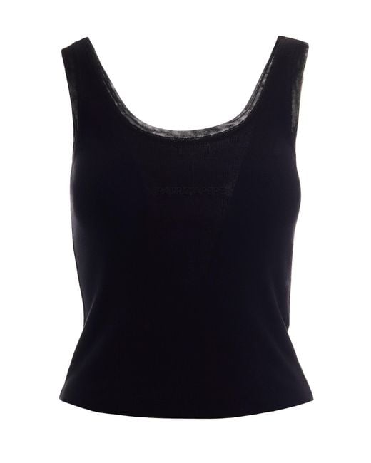 Patrizia Pepe Blue Sleeveless Top