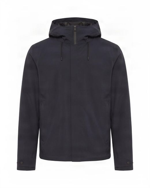 Woolrich Blue Giubbino Tecnico Melton for men