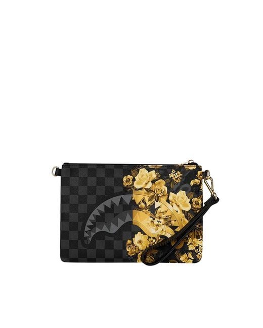 Sprayground Black Pochette Floral Remix Crossover for men