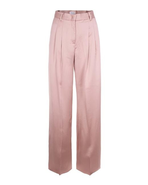 ANDAMANE Women's Pink Pantalone Nathalie Petal
