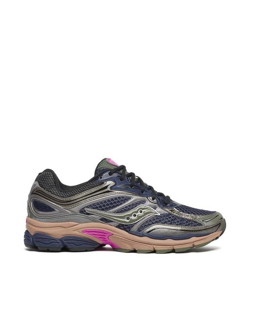 Saucony Blue Color Block Sneakers for men