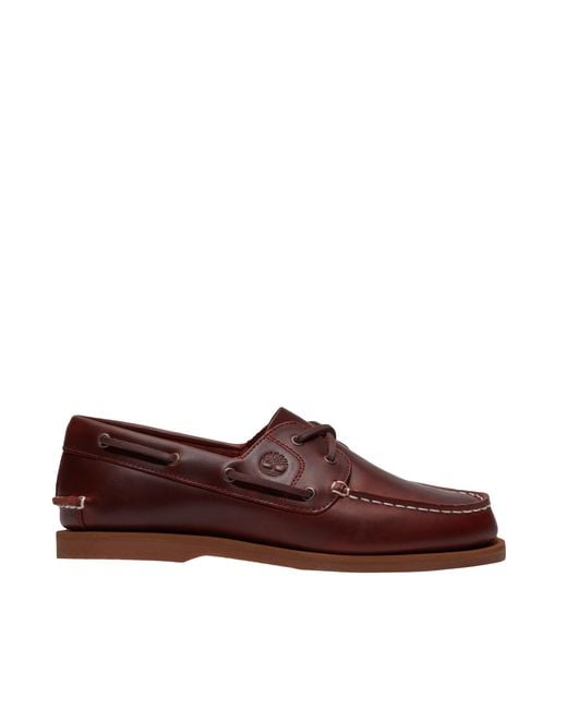 Timberland Brown Boat Shoes Classic Burgundy