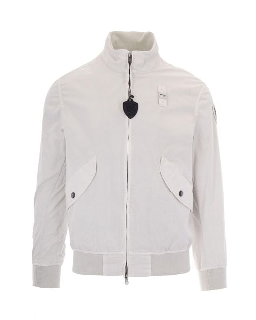 Blauer White Bomber Leggero Badger for men