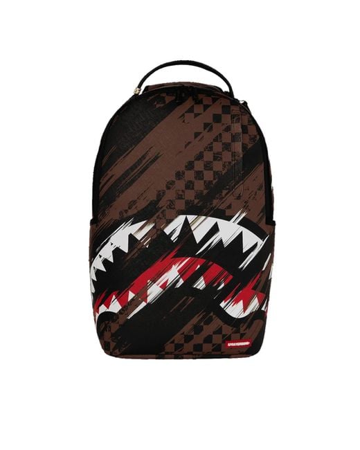 Sprayground Black Zaino Smeared Grunge for men