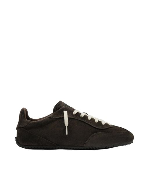 Axel Arigato Black Daze Runner Suede Low-Top Sneakers for men