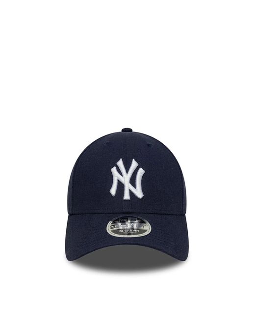 KTZ Blue Baseball Cap 9Forty M-Crown Linen for men