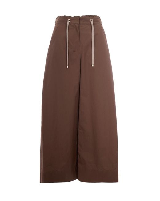 Max Mara Brown Elegant Trousers For