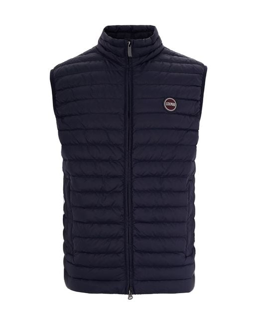 Colmar Blue Gilet Leggero Trapuntato Ice for men