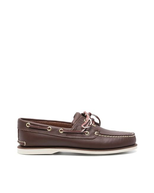 Timberland Brown Scarpa Da Barca Classic Marrone for men