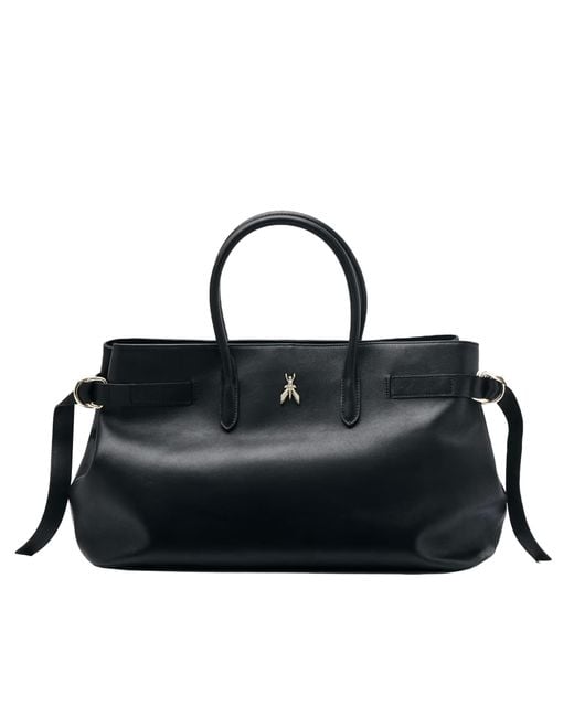 Patrizia Pepe Black Borsa A Mano Grande New Business