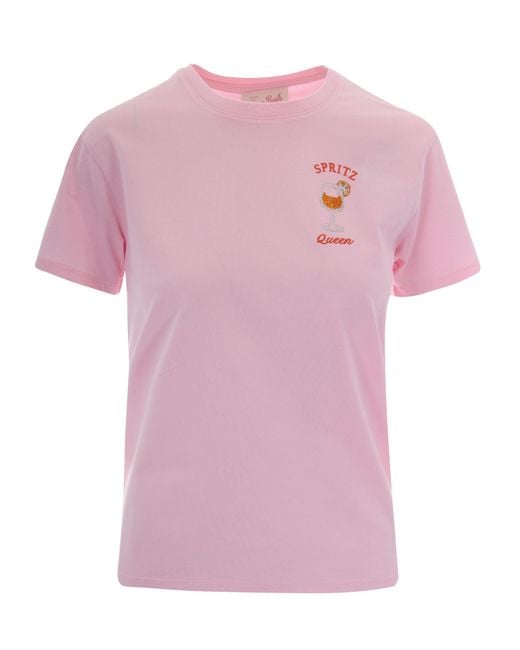 Mc2 Saint Barth Pink T-Shirt Emilie Spritz Queen