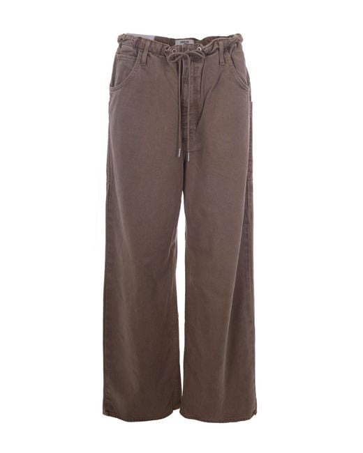Agolde Brown Jeans Shaw Tail