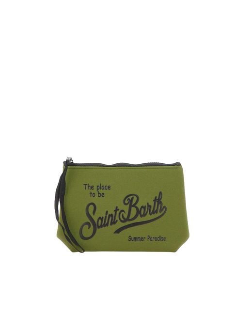 Mc2 Saint Barth Green Pochette Aline Verde Army