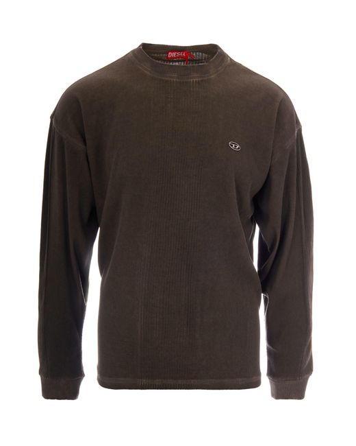 DIESEL Brown Maglia Boat for men