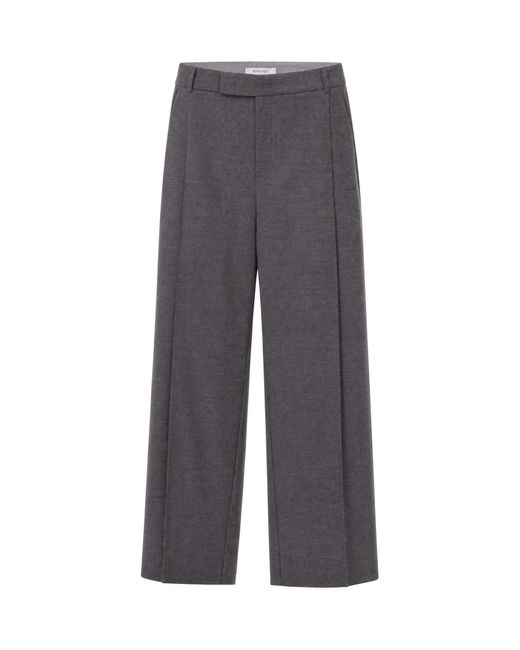 Patrizia Pepe Gray Pantalone Pinces Grigio Mélange