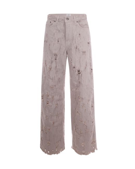 Haikure Gray Jeans Bethany Bull Destroy