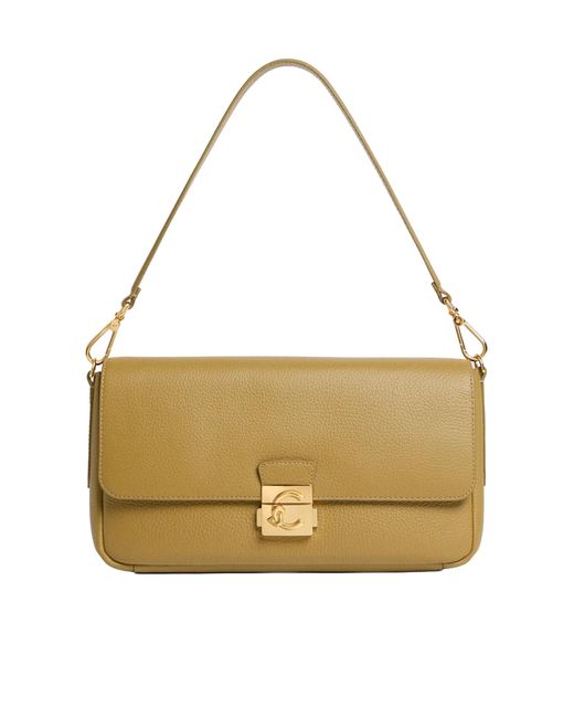 Coccinelle Metallic Shoulder Bag C-Me Lock Large