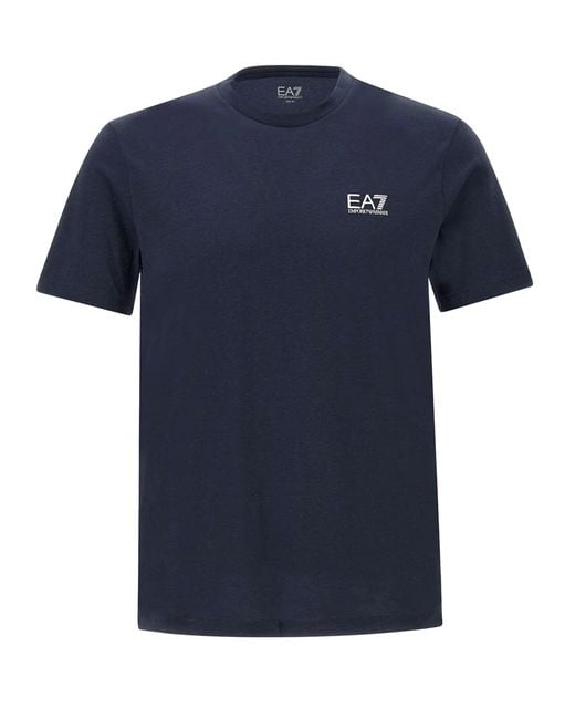 EA7 Blue T-Shirt Core Identity for men