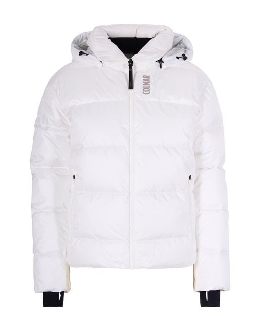 Colmar White Piumino Impermeabile Bianco