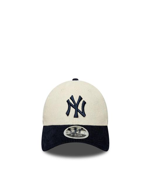 KTZ White Cappellino 9Forty Ny Yankees Mlb Cord Light for men