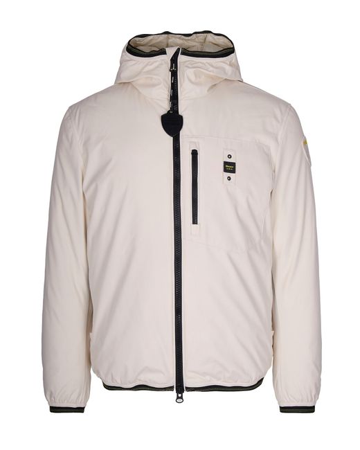 Blauer Natural Giubbino Derry Bianco for men