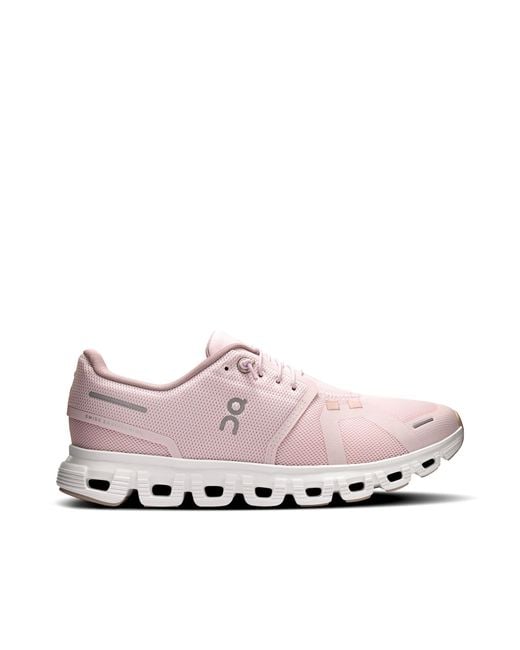 On Shoes Pink Sneakers Cloud 6 Donna Orchid Fade