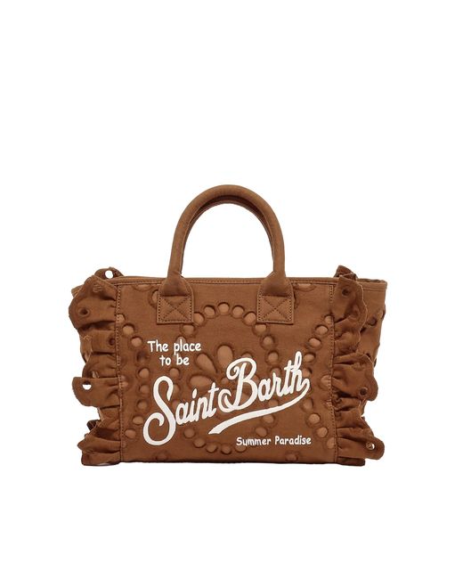 Mc2 Saint Barth Brown Borsa Colette Volant Sangallo