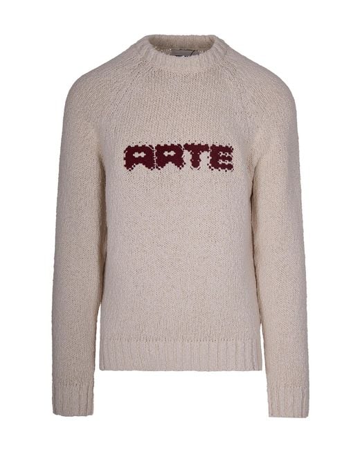 Arte' Gray Maglia Pixel Front Cream for men