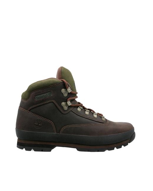 Timberland Black Stivaletto Euro Hiker for men