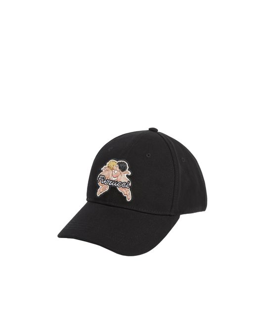 Fiorucci Black Cappello Angels Patch