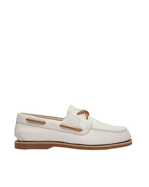 Timberland White Boat Shoes Classic Boat Shoe