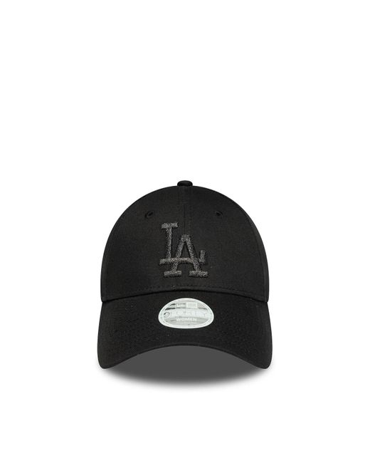 Cappellino 9Forty La Dodgers Mlb Metallic Logo di KTZ in Black da Uomo