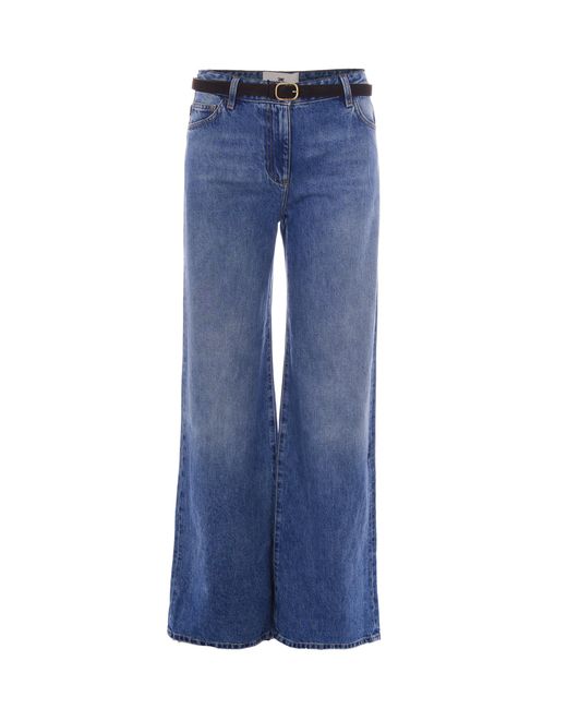 Elisabetta Franchi Blue Jeans Palazzo Vintage