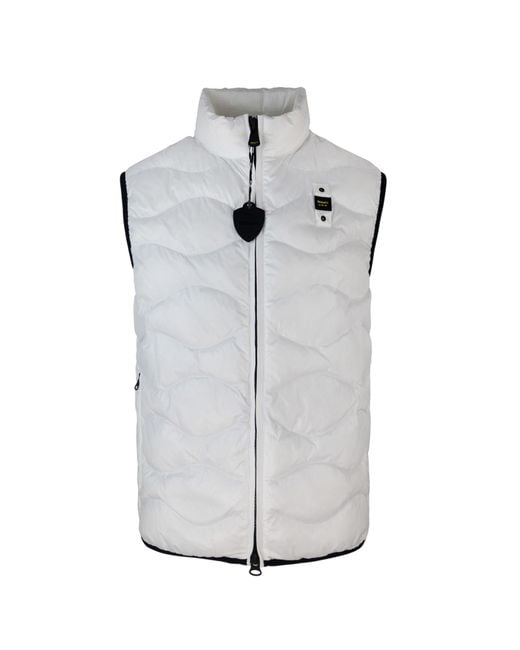 Blauer Gray Smanicato Ad Onde Danny Bianco for men